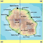 REUNION ISLAND map